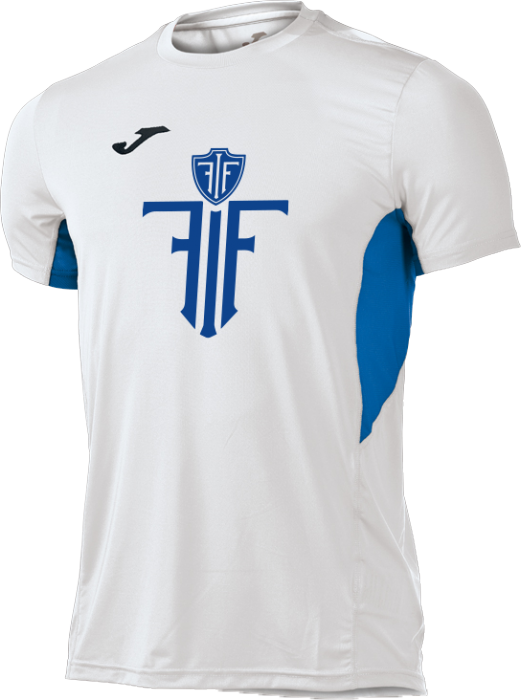 Joma - Fif T-Shirt (Unisex) - Hvid & royal blå